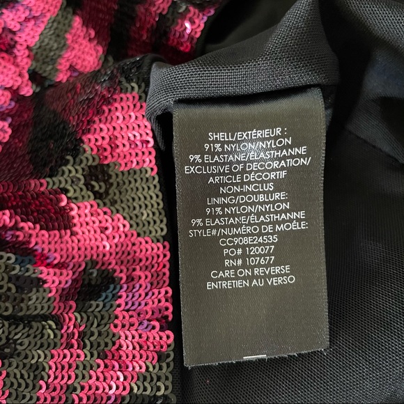 Alice + Olivia Tiger Sequin Mini Dress NWT Prom - Picture 7 of 13